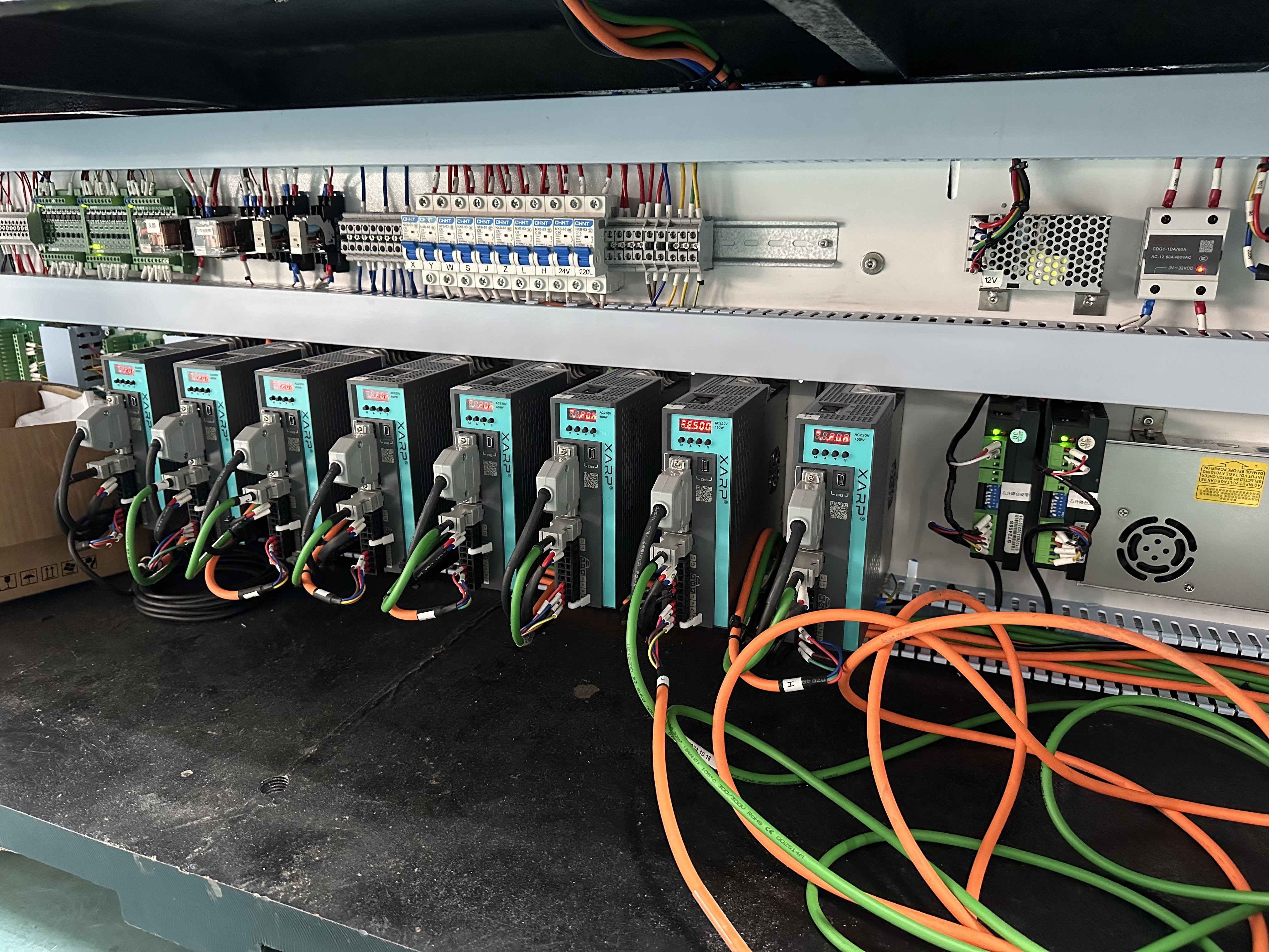 S4020 axial insertion machine servo and electrical components
